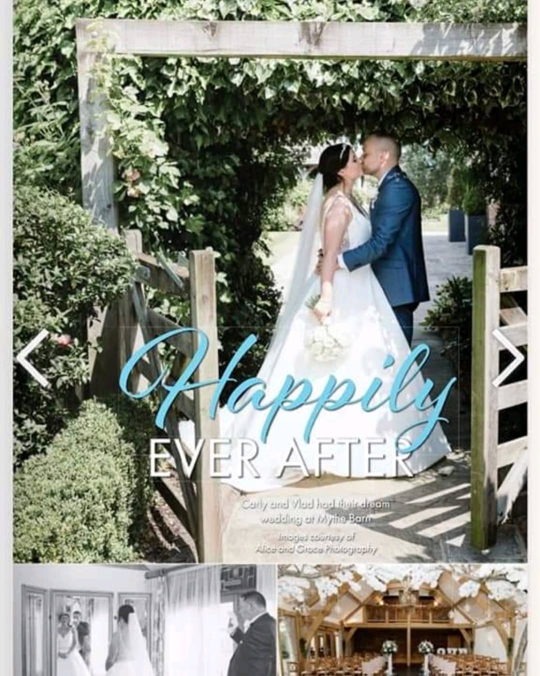 How fabulous!! Vlad & Carly's Wedding @mythebarnweddings has been featured in Your West Midlands Wedding Oct/Nov issue. 
It was my pleasure to not only design the flowers for this Beautiful Wedding but also be a guest